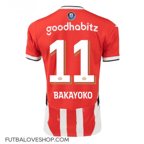 Dres PSV Eindhoven Johan Bakayoko #11 Domáci 2024-25 Krátky Rukáv